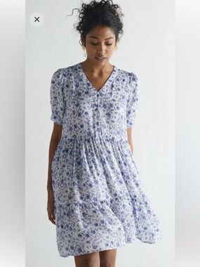 NEW REISTOR SATEEN DRESS ECO COTTON VIOLET MEDIUM